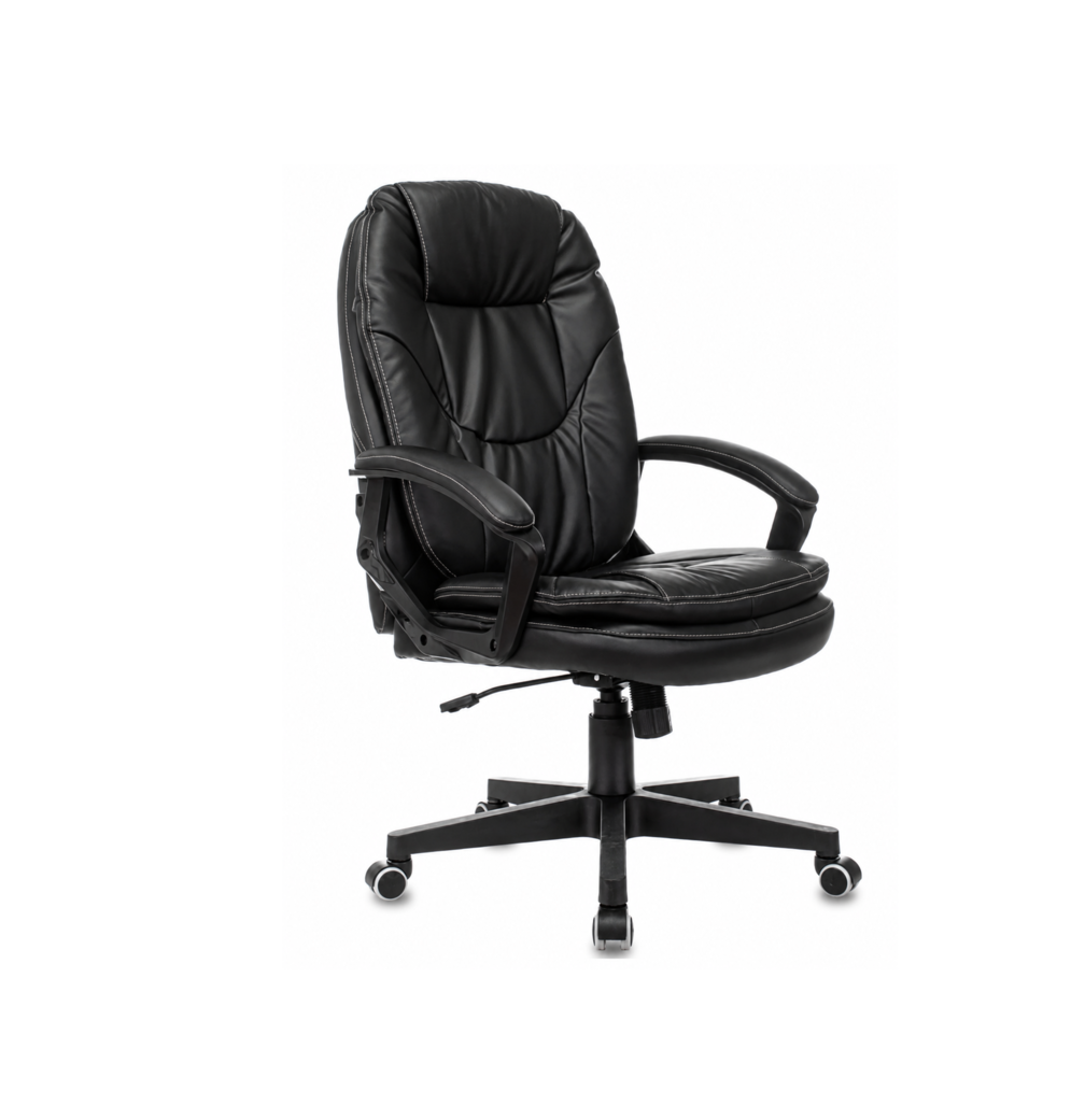 Кресло CH-868N черное из экокожи